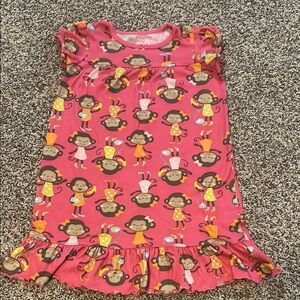Carter's Pink Monkey Nightgown